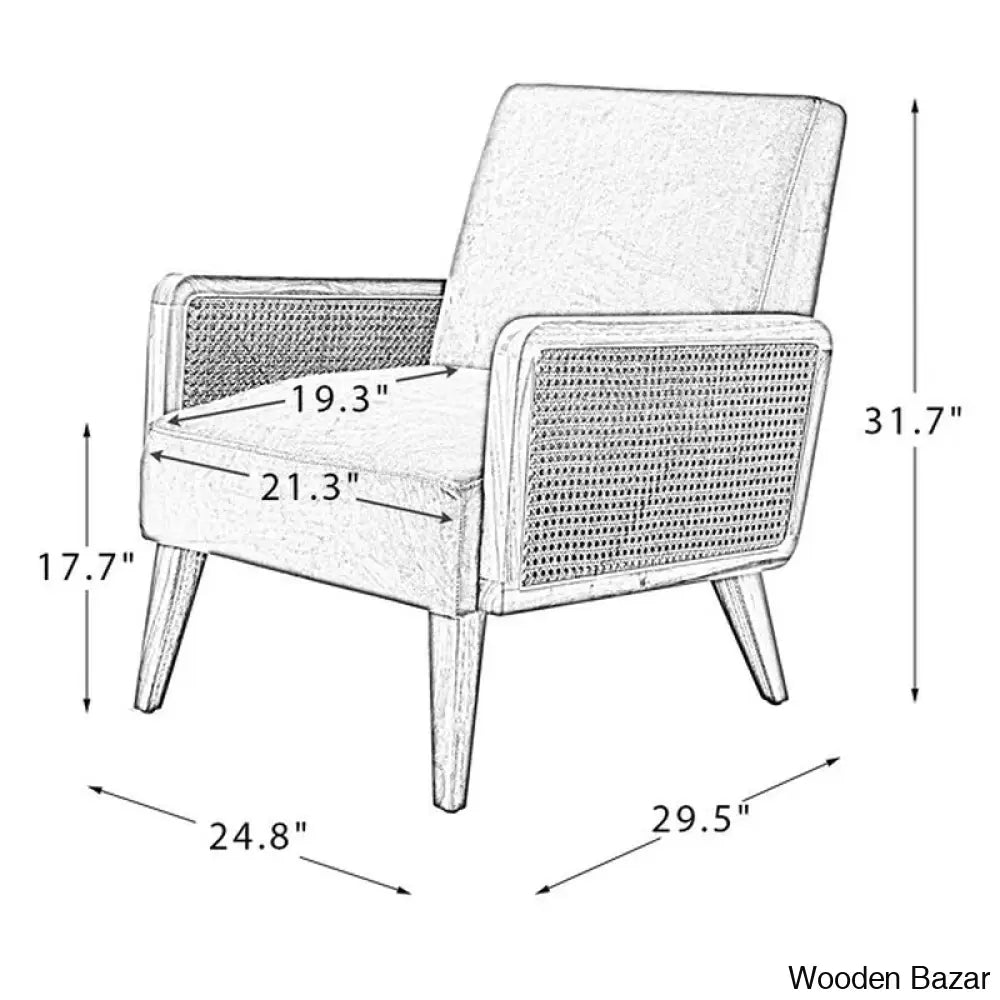 Warlick 24.8'' Wide Armchair