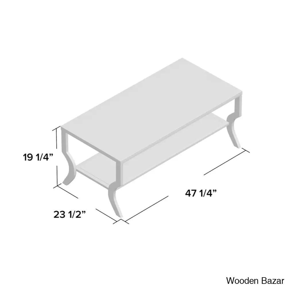 Waverlye Place Glass Top Coffee And Center Table