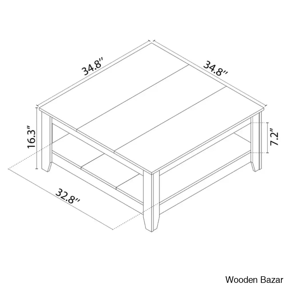 Weddel Basilico Coffee And Center Table With Storage