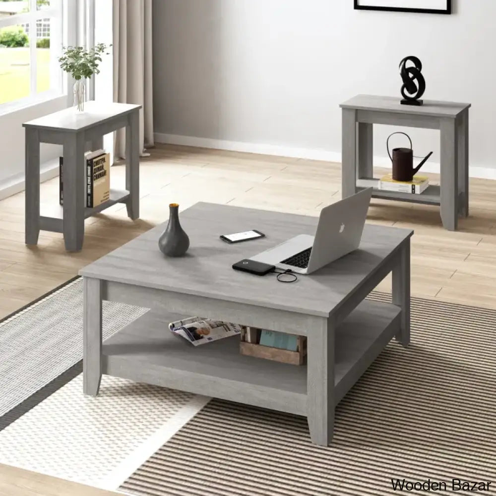 Weddel Basilico Coffee And Center Table With Storage