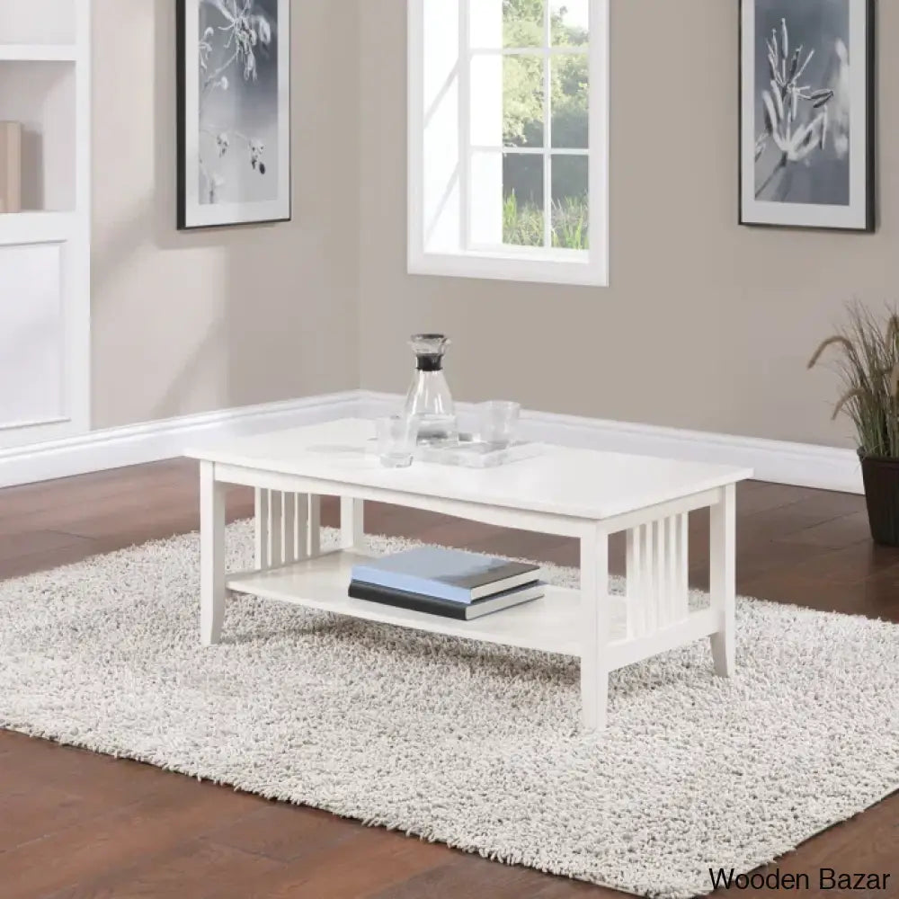 Weniger Coffee And Center Table White