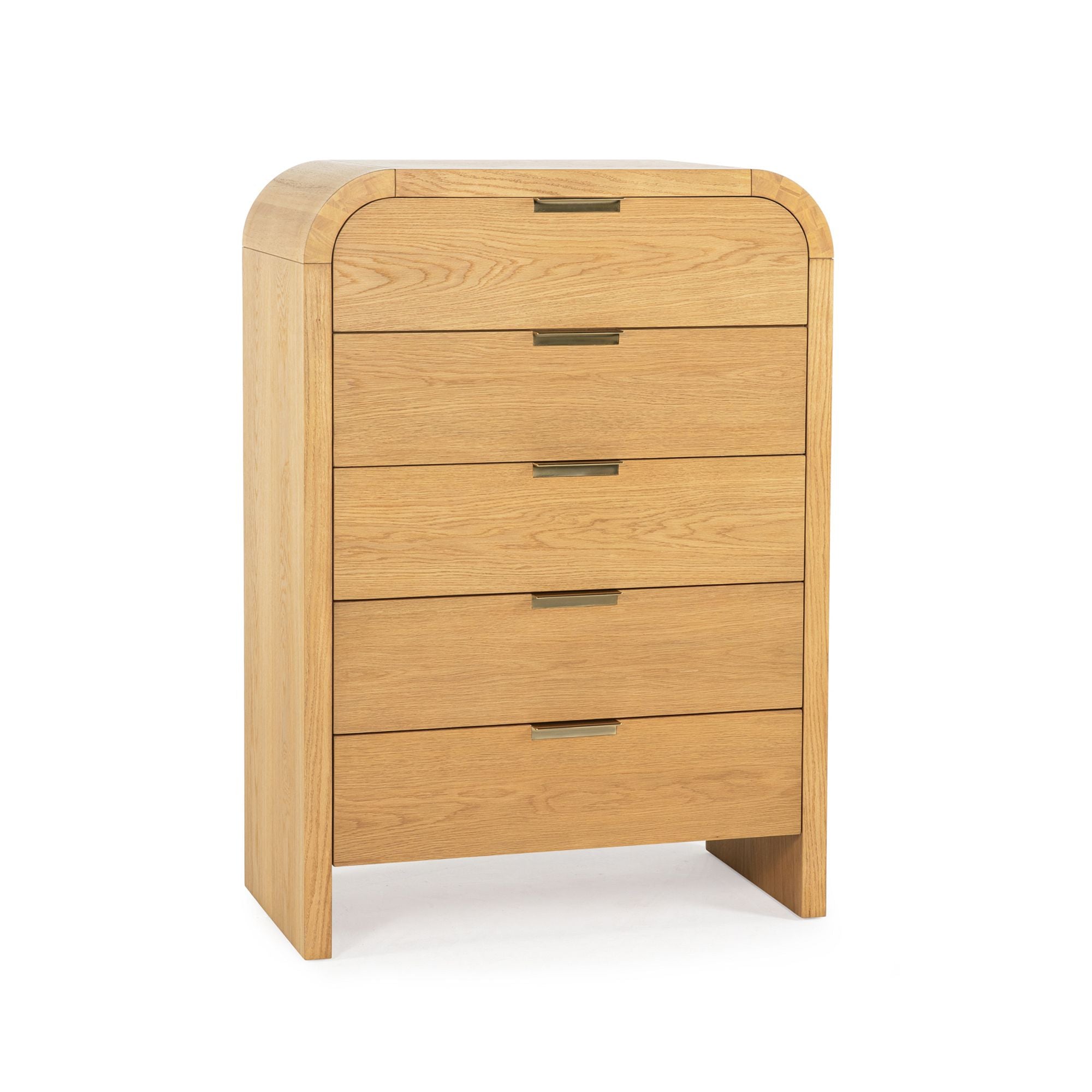 Sharilon Tall 5-Drawer Dresser - Wooden Bazar