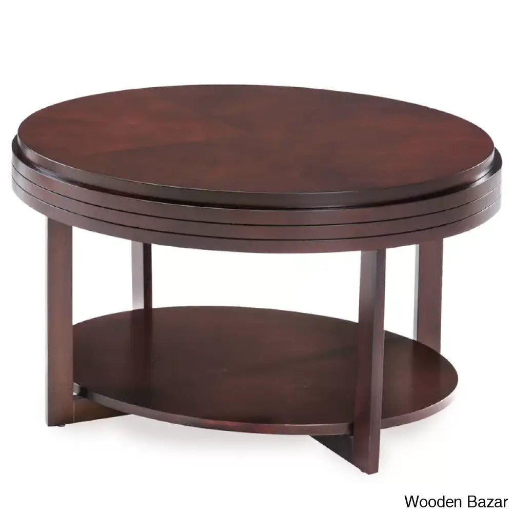 Wilfredo Favorite Finds Solid Wood Oval Apartment Coffee And Center Table