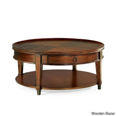 Willard 4 Legs Coffee Table With Storage And Center