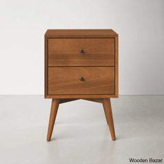 Bedside Table - Wooden Bazar