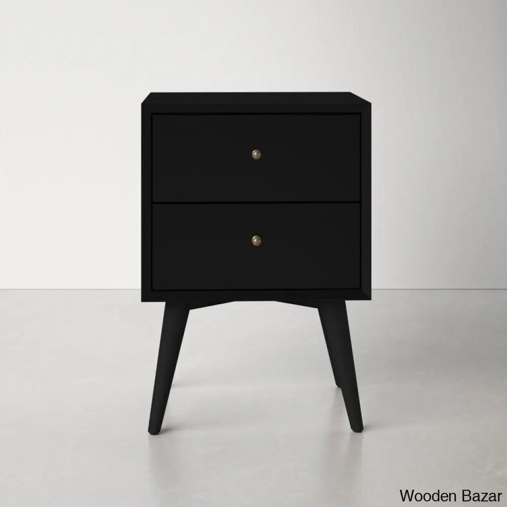 Bedside Table - Wooden Bazar