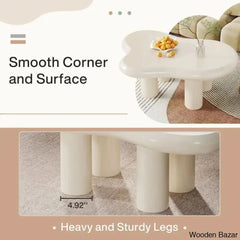 Wing 39.4’’ Cloud Coffee And Center Table