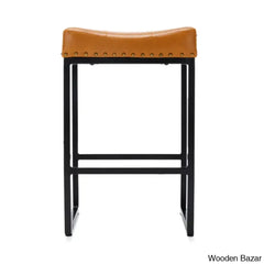Winster Swivel Cushioned Backless Counter & Bar Stools With Metal Frame Upholstered Seat
