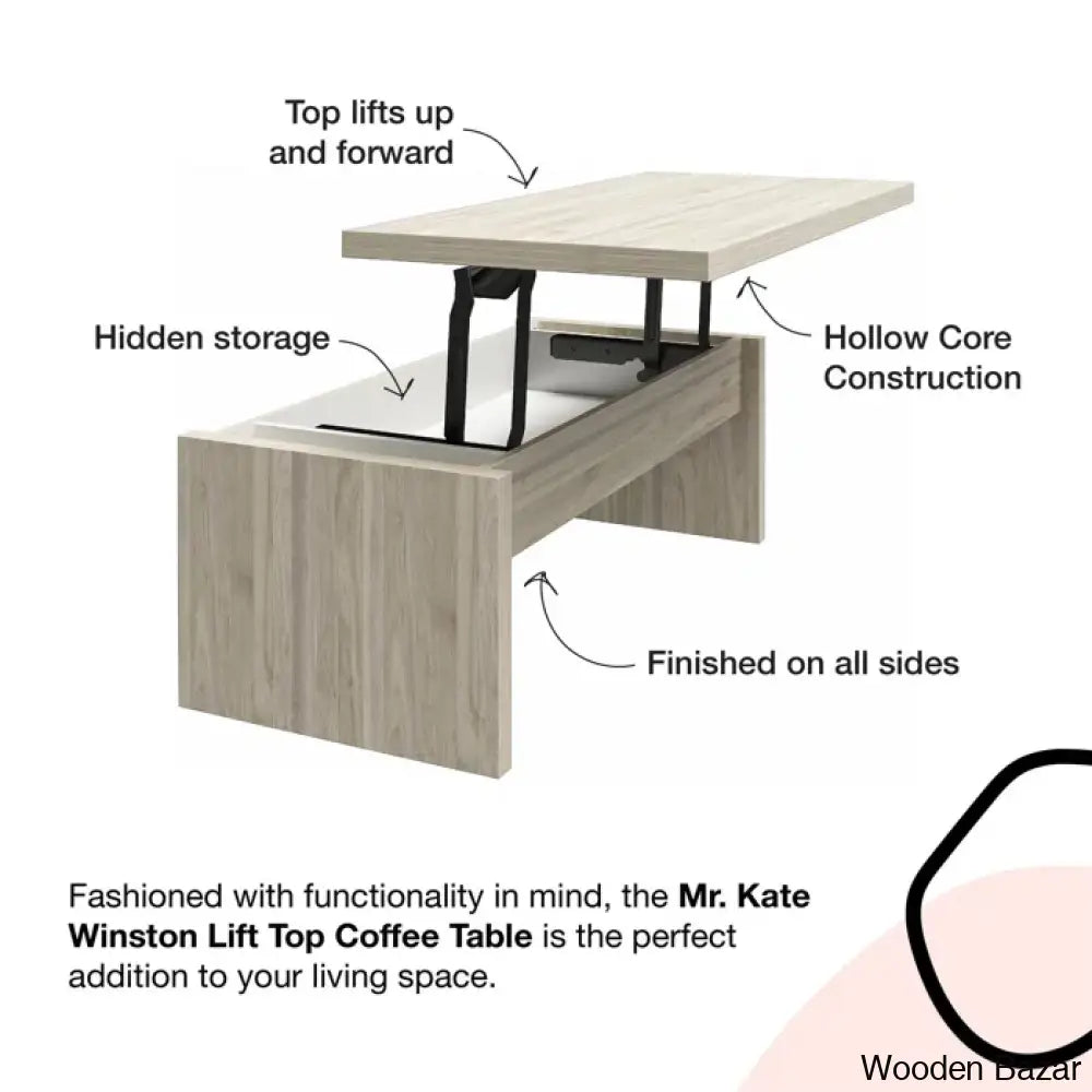 Winstony Lift Top Coffee And Center Table