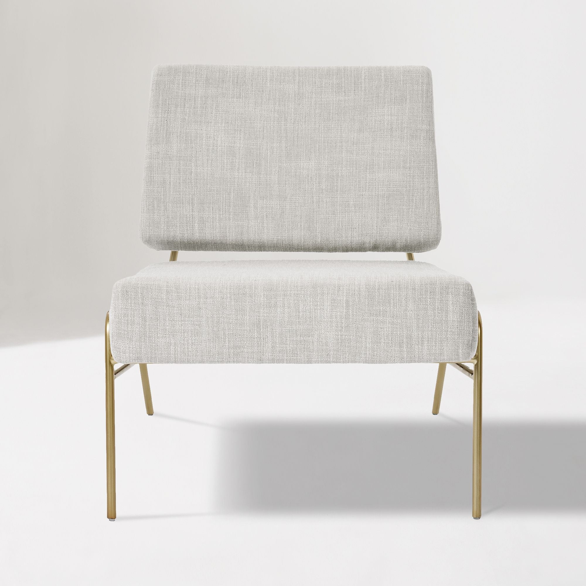 Wire Frame Slipper Chair - Wooden Bazar
