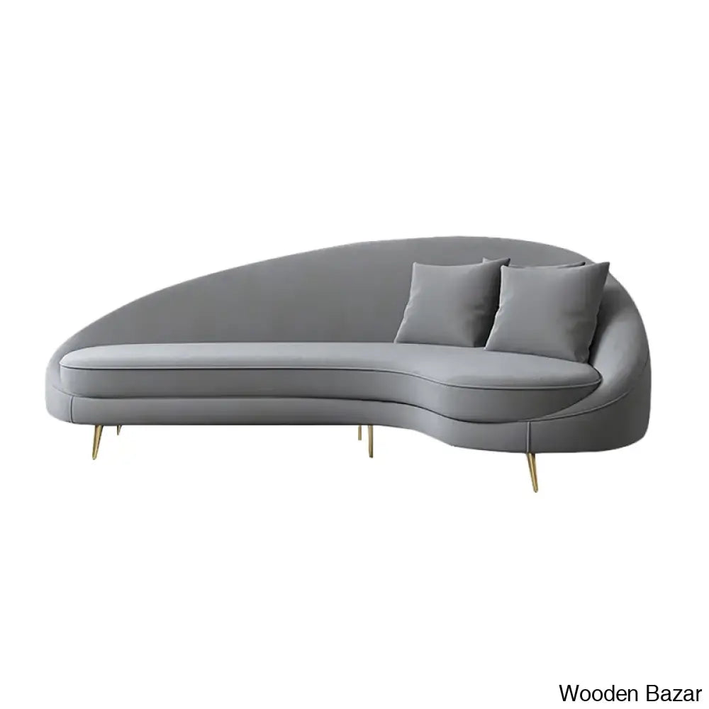 Luxury Curved 3 Seater Sofa-21