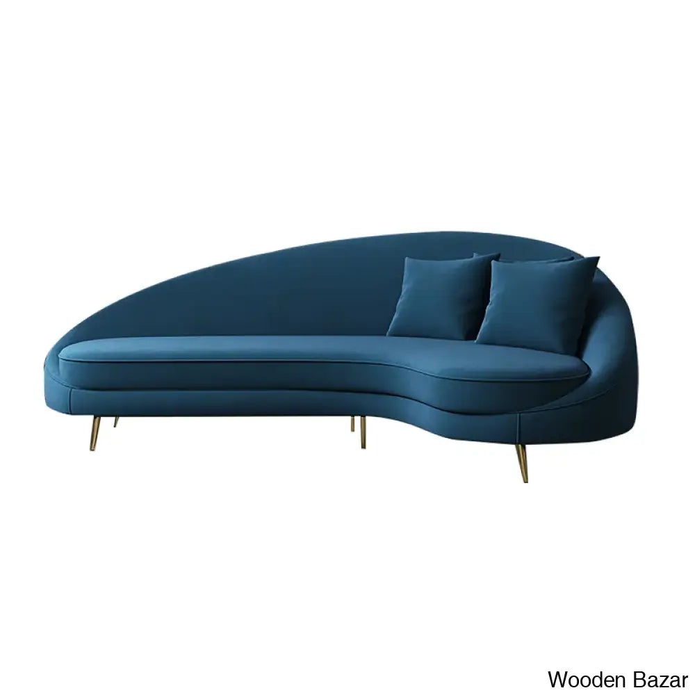 Luxury Curved 3 Seater Sofa-11