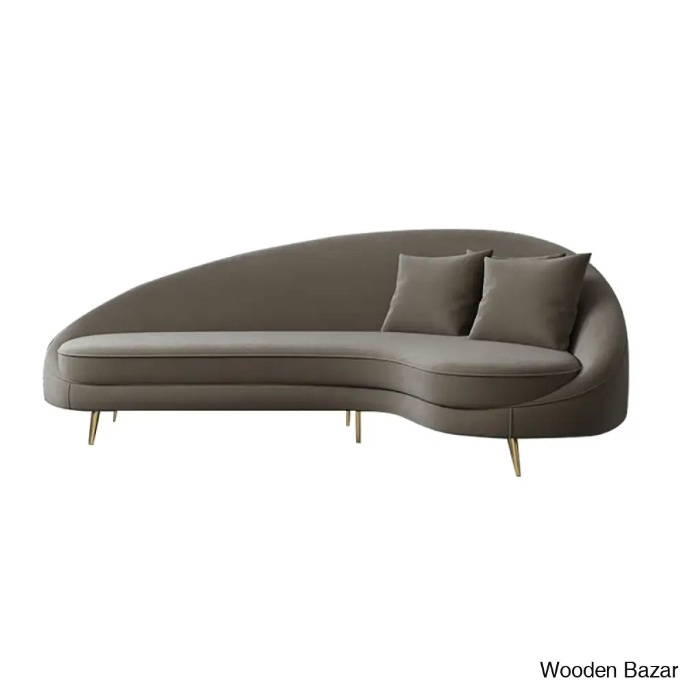 Luxury Curved 3 Seater Sofa-5