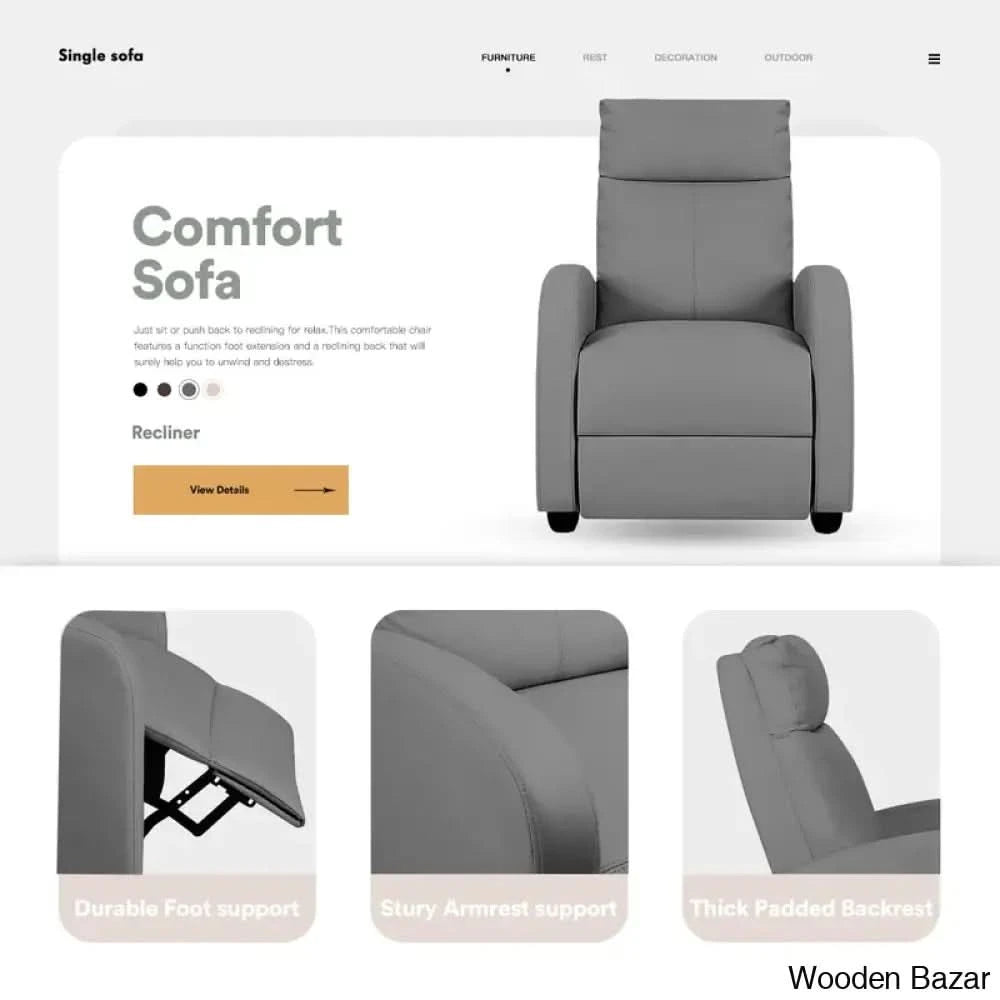 Wooden Bazar best recliner chair price in India using for watching tv and taking a nap. Wooden Bazar