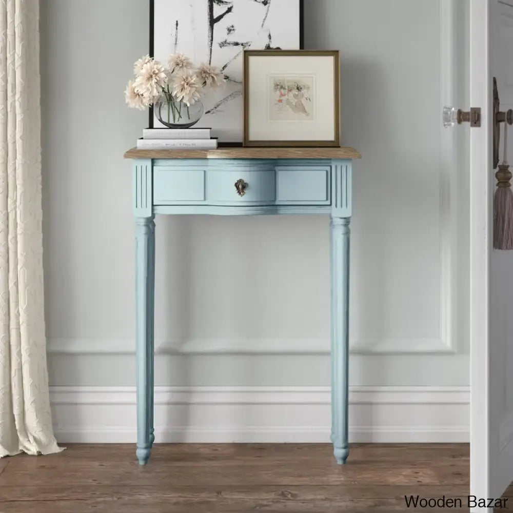 Small Accent Table for Living Room - Console Table