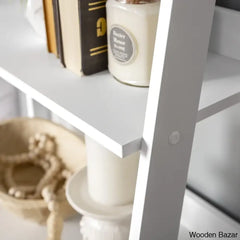 ladder shelf metal is the best for arranging your room stuff in the soluable manner. arrange your whole stuff and arrange your home with amazing book ladder shelf. Revamp that cluttered corner with this contemporary ladder shelf metal. Use the four shelves to showcase books and games. 