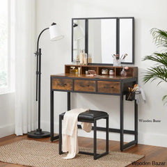 Wooden Bazar Haimes Vanity Dressing Table