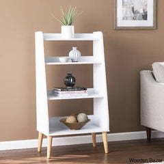 This is White Ladder Bookshelf for making more things position  take little time manage in your home and with advance work of Paint