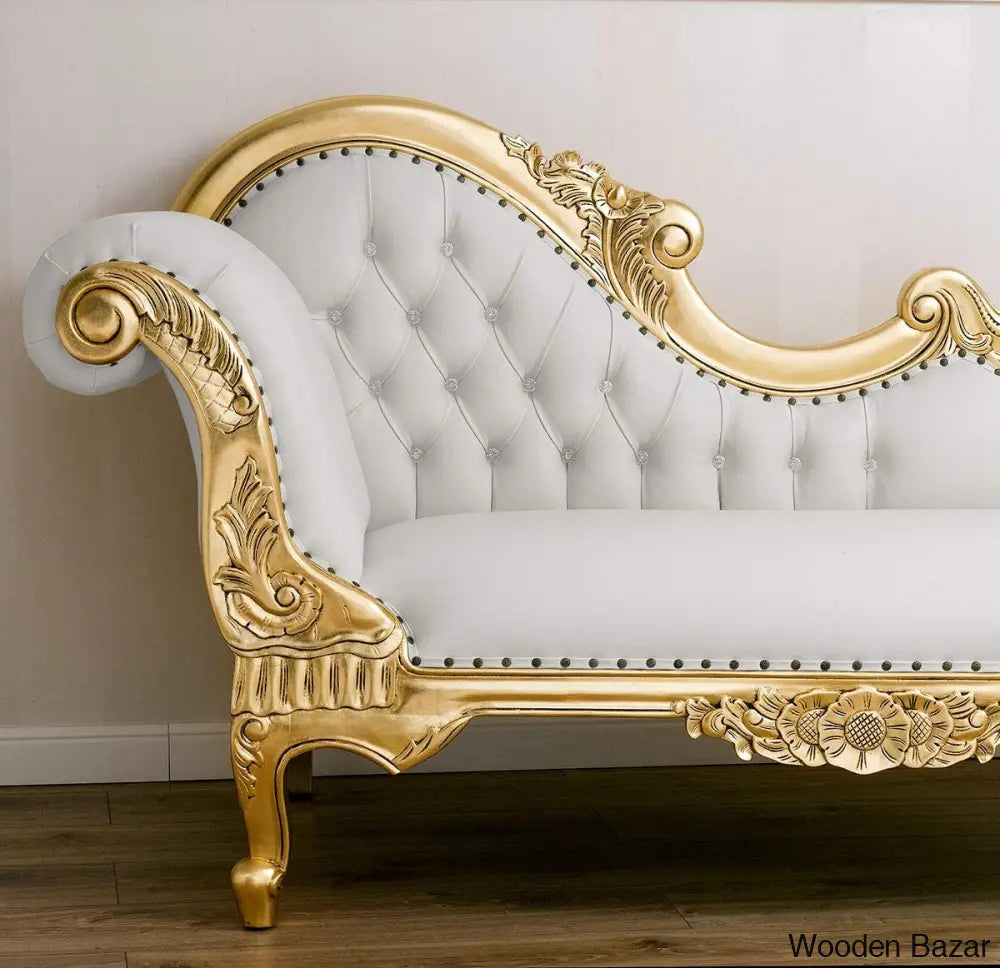 Remarkable Golden Shine Chaise lounge sofa