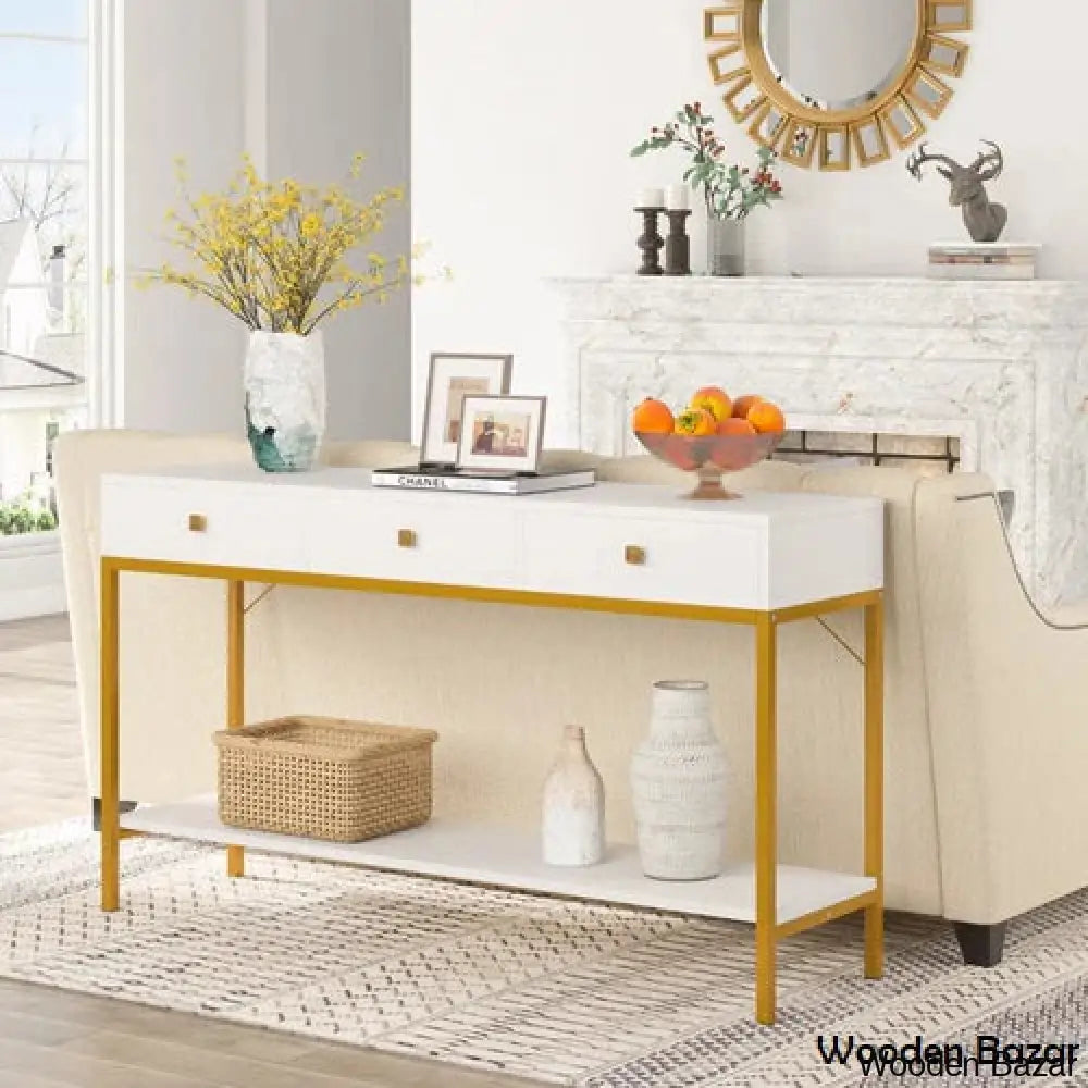 Sofa Table for Living Room - Console Table 