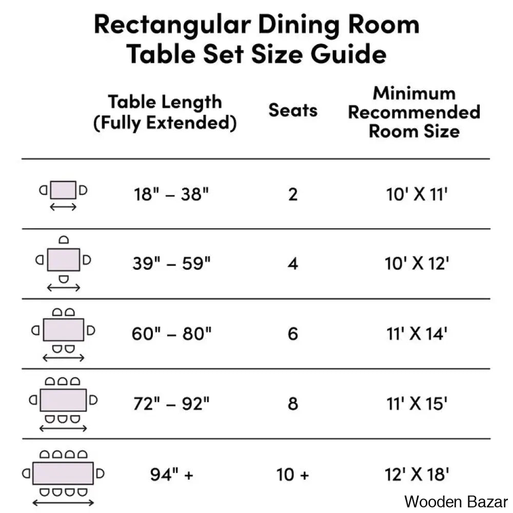 dining set - Wooden Bazar