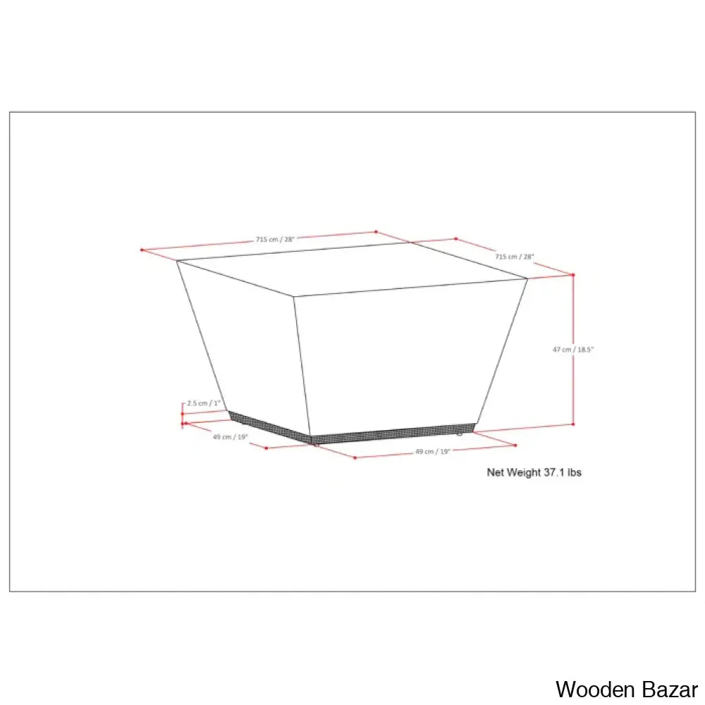 Wrenthams Square Coffee And Center Table