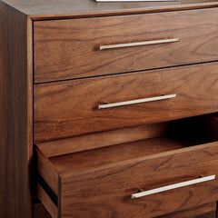 Uermen 5-Drawer Dresser - Wooden Bazar