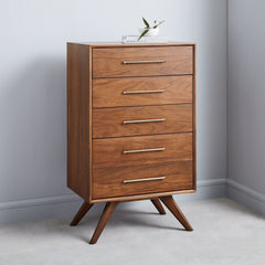 Uermen 5-Drawer Dresser - Wooden Bazar