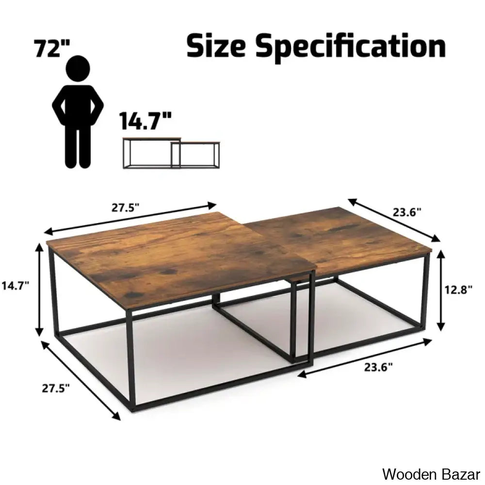 Wymorhe Nesting Coffee And Center Table