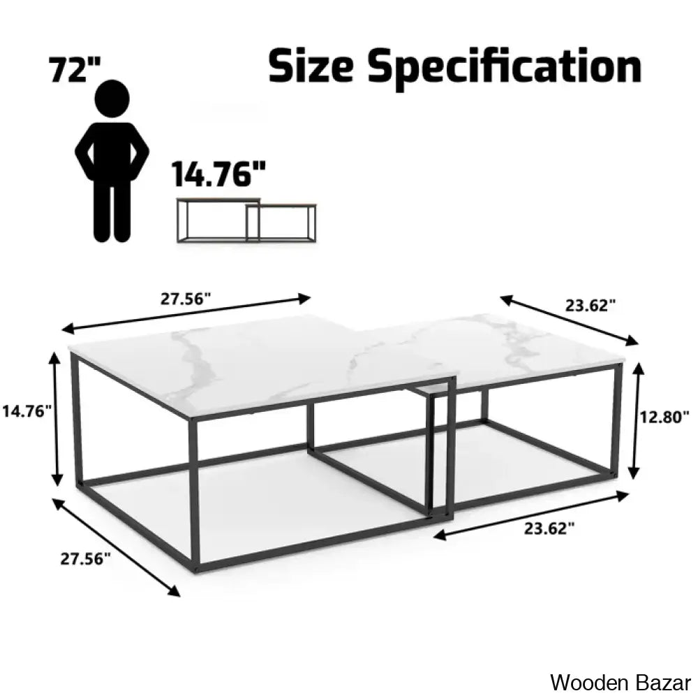 Wymorhe Nesting Coffee And Center Table