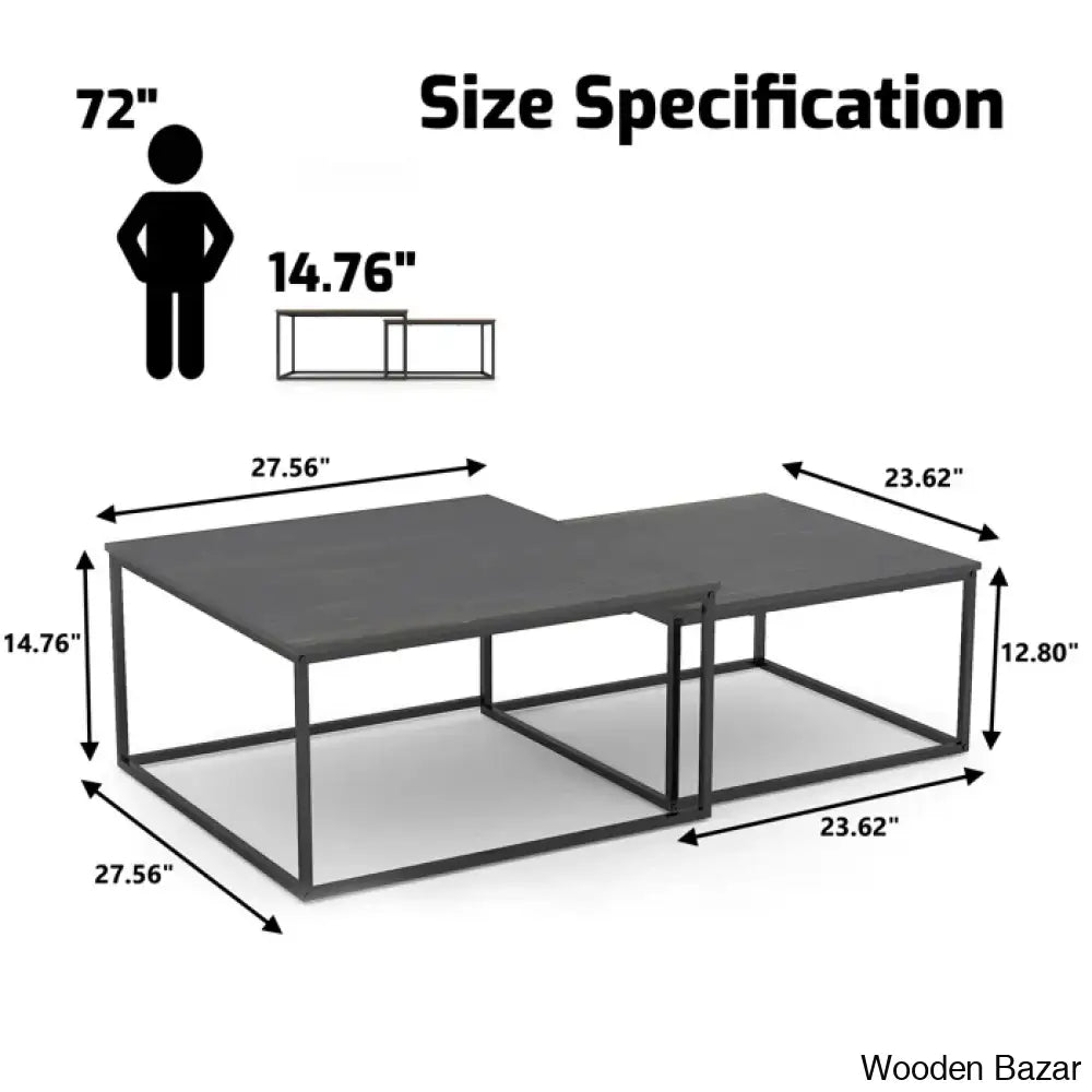 Wymorhe Nesting Coffee And Center Table