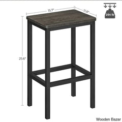 Wynnewoodo Swivel 25.6’’ Counter And Bar Stool With Metal Frame