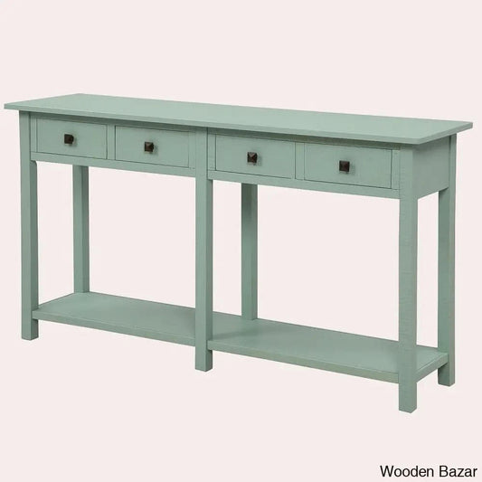 Carved Side Table - Console Table 
