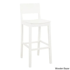 Yalingupz Swivel Counter And Bar Stool Solid Wood (Set Of 2)