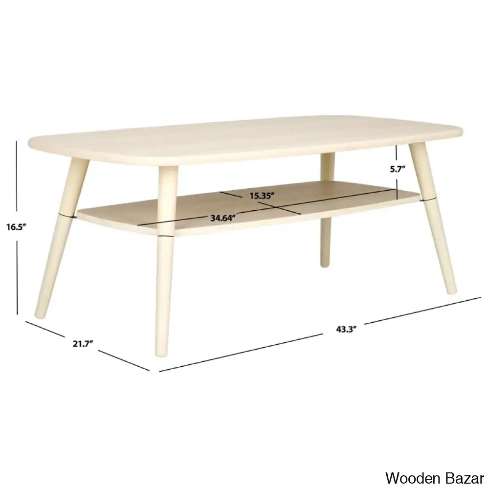 Yashon Coffee And Center Table - Wooden Bazar