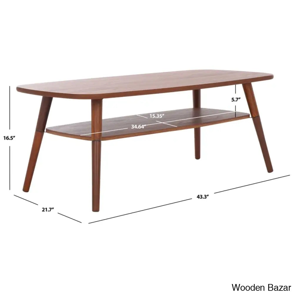 Yashon Coffee And Center Table - Wooden Bazar