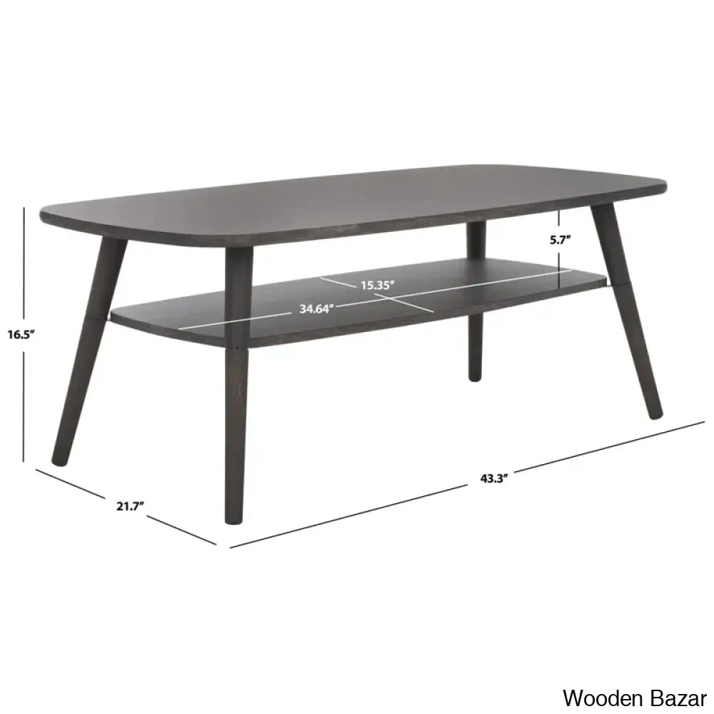 Yashon Coffee And Center Table - Wooden Bazar