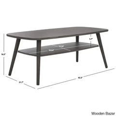 Yashon Coffee And Center Table - Wooden Bazar
