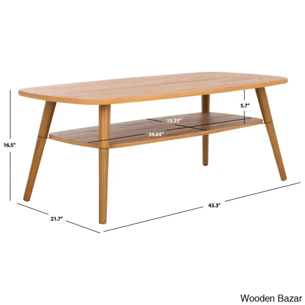 Yashon Coffee And Center Table - Wooden Bazar