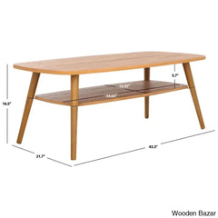 Yashon Coffee And Center Table - Wooden Bazar