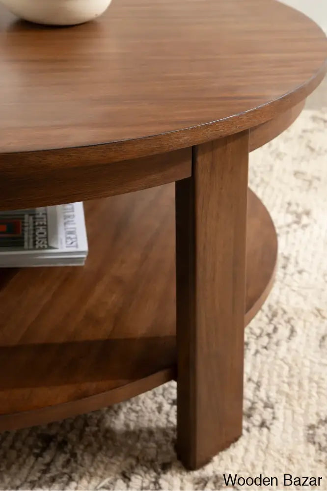 Yeezi Modern Coffee And Center Table - Wooden Bazar