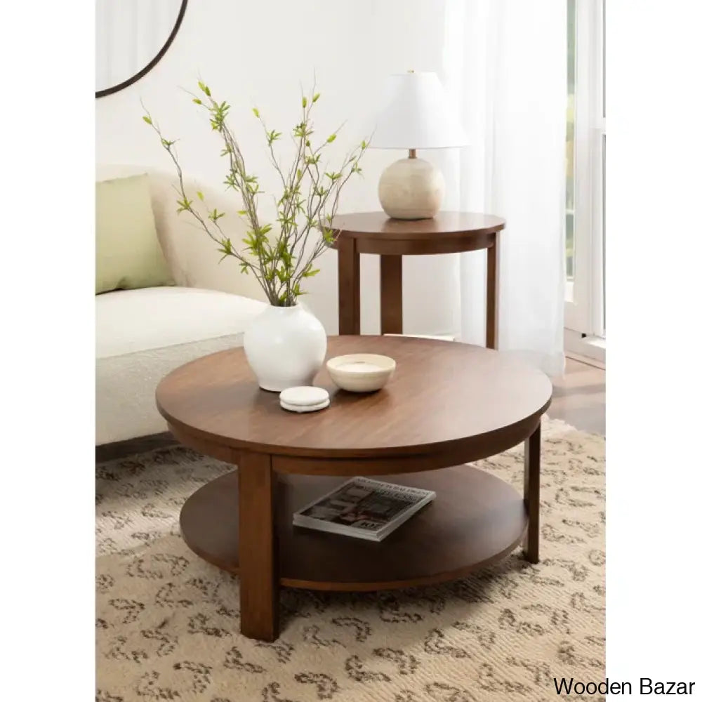 Yeezi Modern Coffee And Center Table - Wooden Bazar