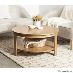 Yeezi Modern Coffee And Center Table - Wooden Bazar Natural