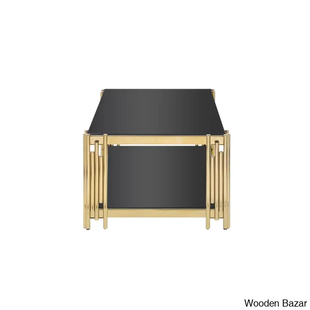 Yennyl Glass Top Coffee And Center Table