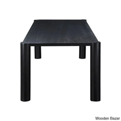 Yorick Elegantly Designed Teak Wood Post Dining Table - Wooden Bazar