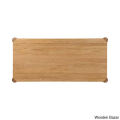 Yorick Elegantly Designed Teak Wood Post Dining Table - Wooden Bazar