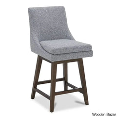Zaharax Swivel Upholstered 26’’ Counter And Bar Stool