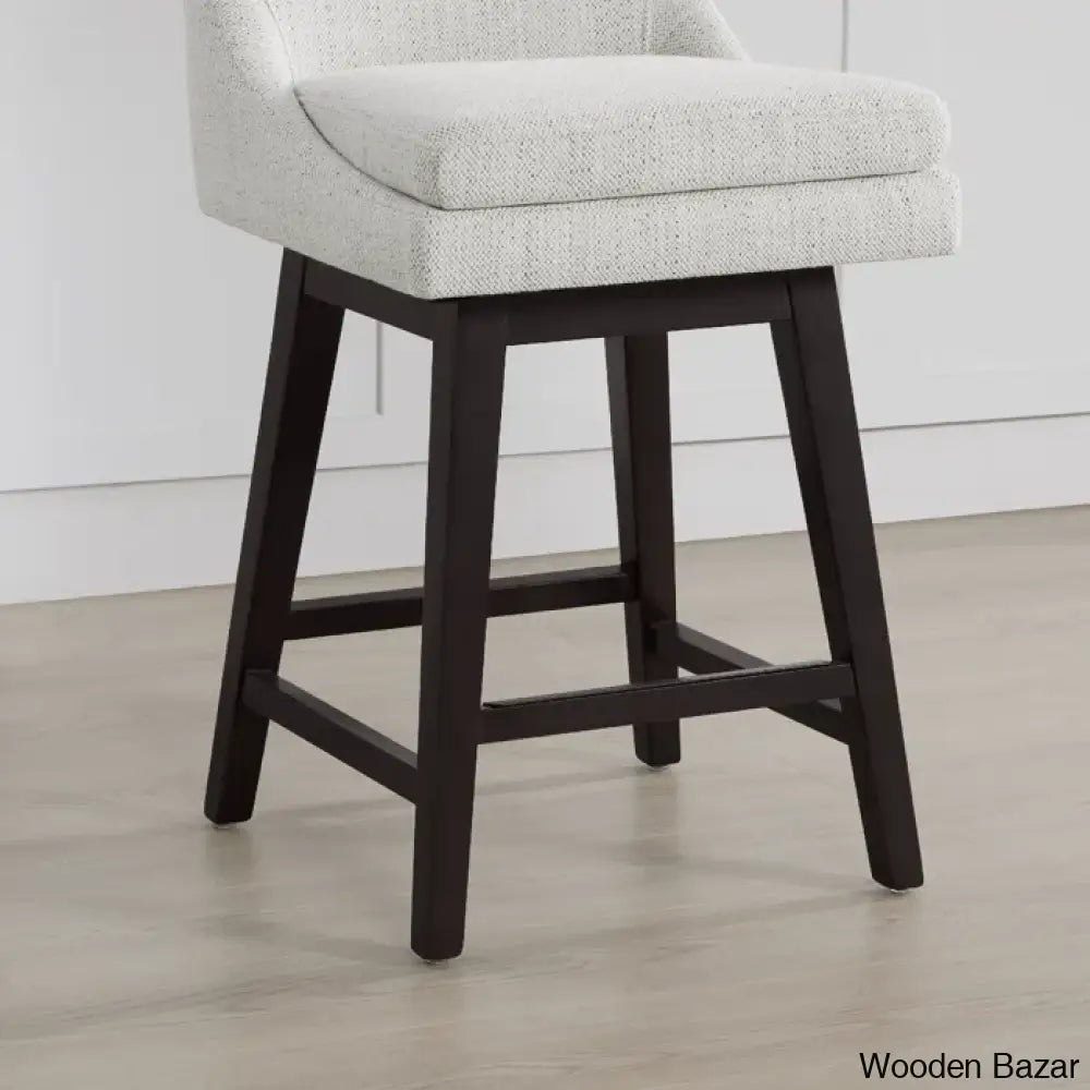 Zaharax Swivel Upholstered 26’’ Counter And Bar Stool