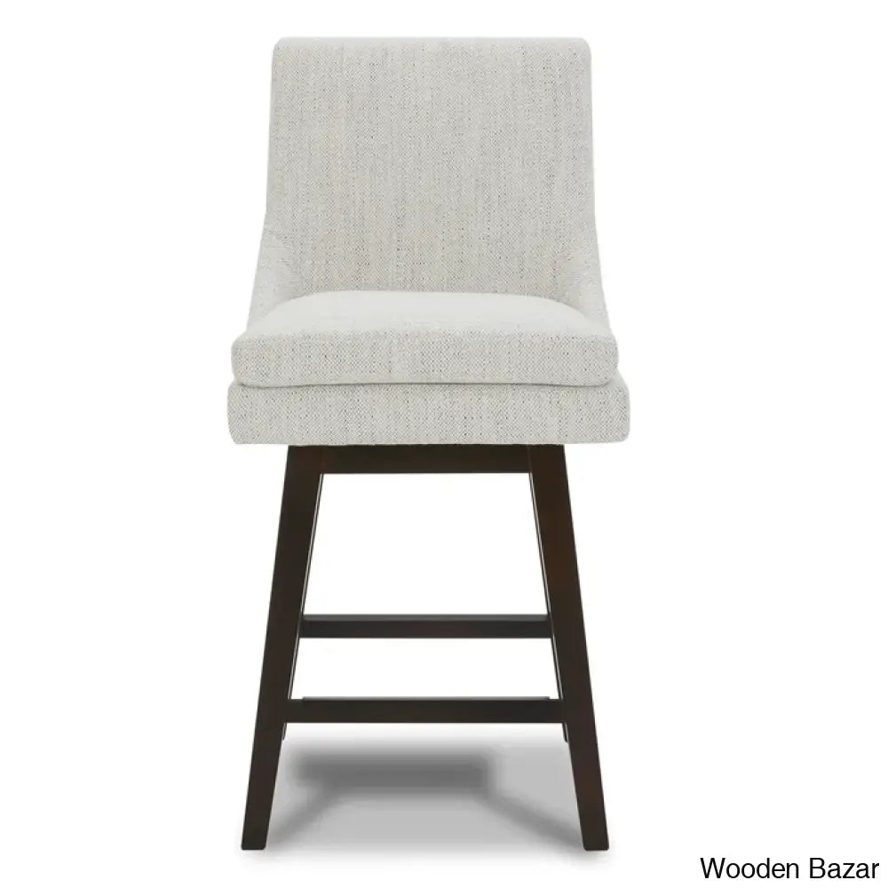 Zaharax Swivel Upholstered 26’’ Counter And Bar Stool