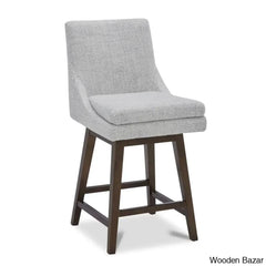 Zaharax Swivel Upholstered 26’’ Counter And Bar Stool